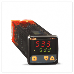 Dual Display, Single Set Point Temperature Controller, Size : 48 x 48mm [TC533AX]
