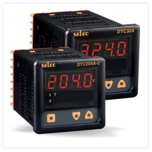 Single Display, Dual Set Point Temperature Controller, Size : 72 x 72mm &%3B 96 x 96mm [DTC204A-2/DTC324A-2]